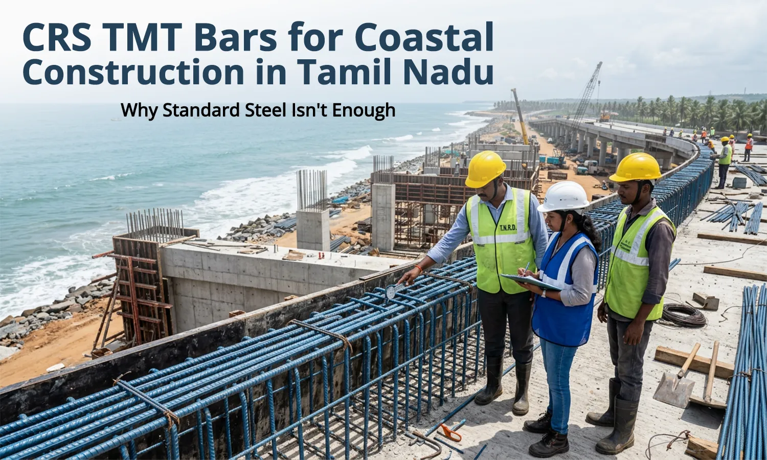 CRS TMT Bars for Coastal Construction in Tamil Nadu: Why Standard Steel Isn't Enough