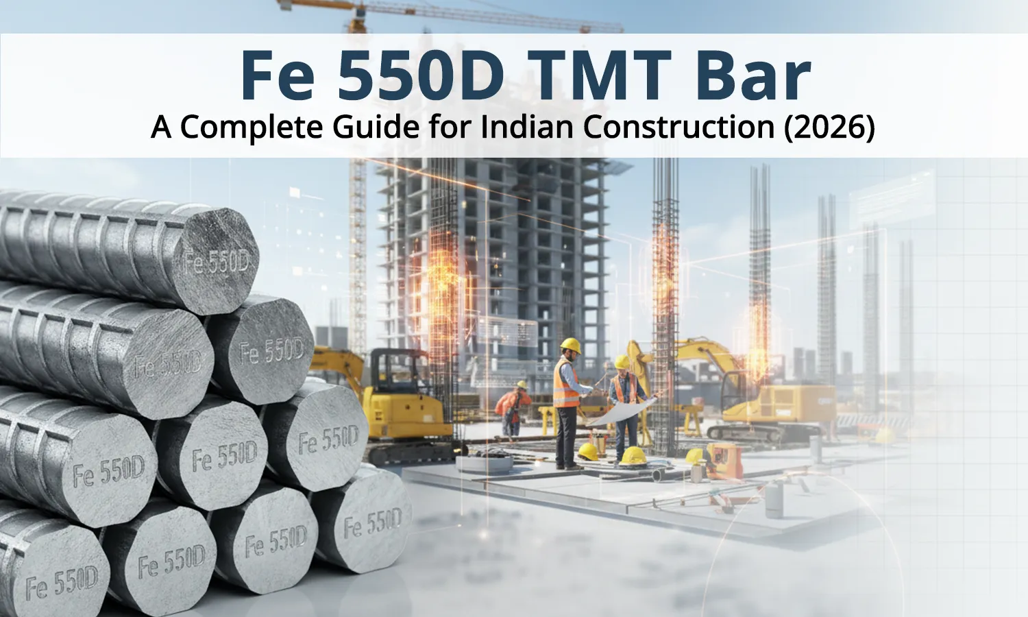 Fe 550D TMT Bar: A Complete Guide for Indian Construction (2026)